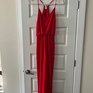 Fun red maxi dress. Size medium.